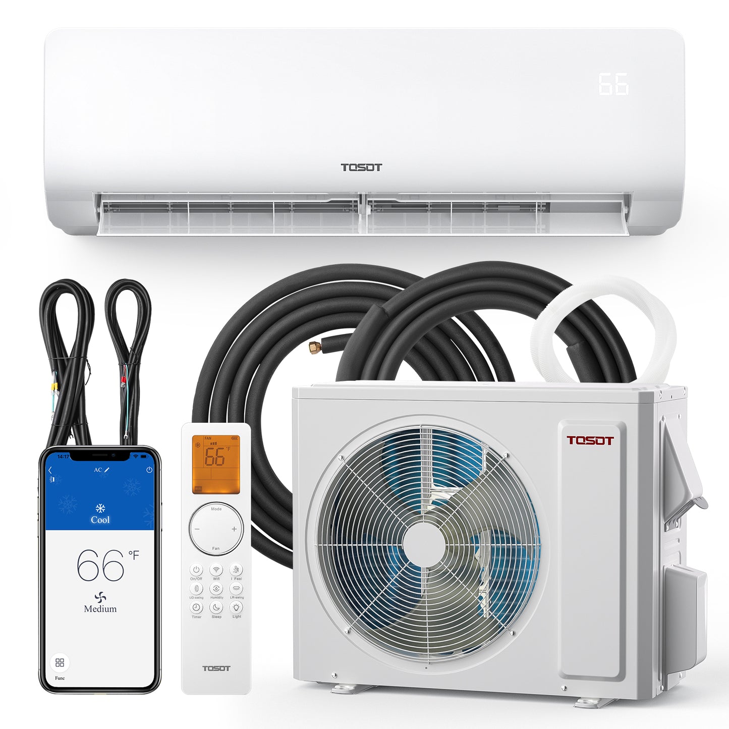 12,000 BTU Mini-Split Heat Pump Air Conditioner-230V