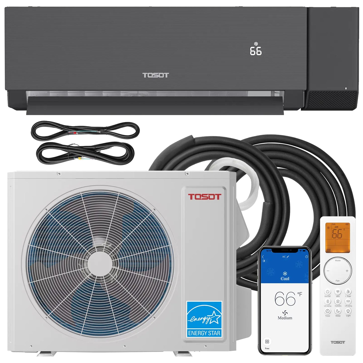Aoraki 24.5 SEER2 24,000 BTU Heat Pump Mini Split AC w/ERV System