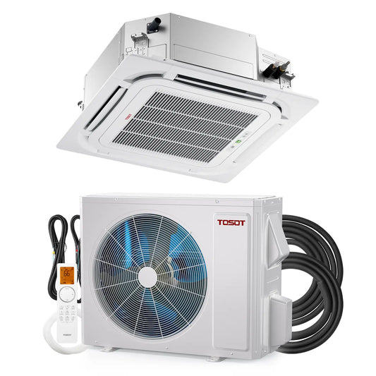 34,000 BTU Ceiling Cassette Mini Split Air Conditioner
