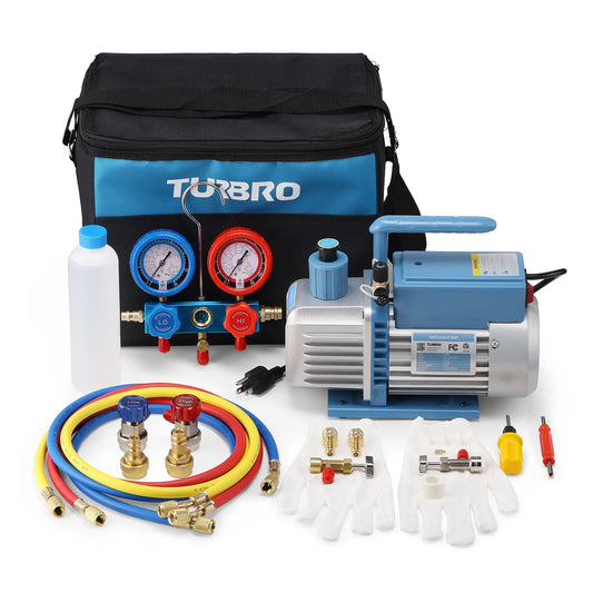 Vacuum Pump and Gauge Set