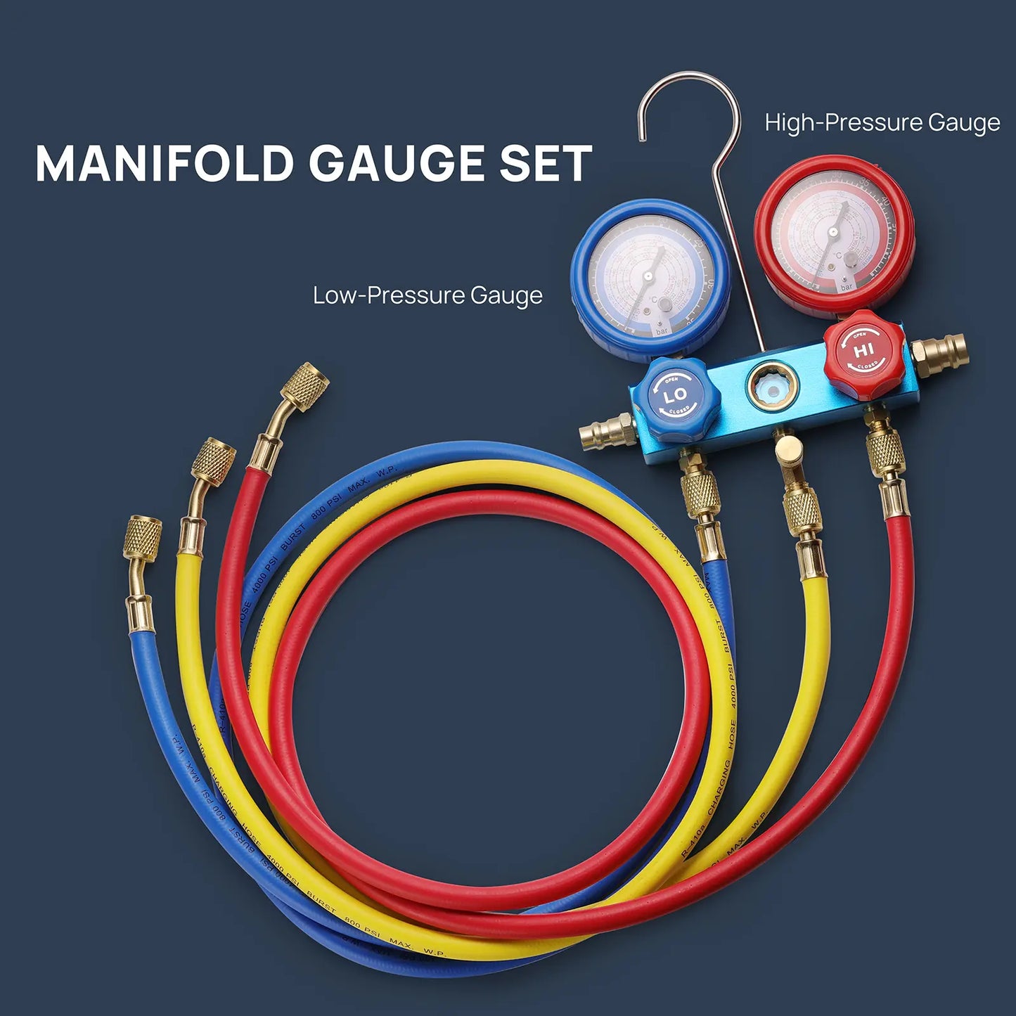 Vacuum Pump and Gauge Set