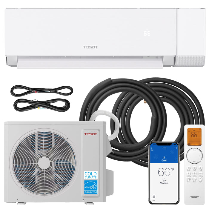Aoraki 24.5 SEER2 12,000 BTU Heat Pump Mini Split AC w/ERV System-120V