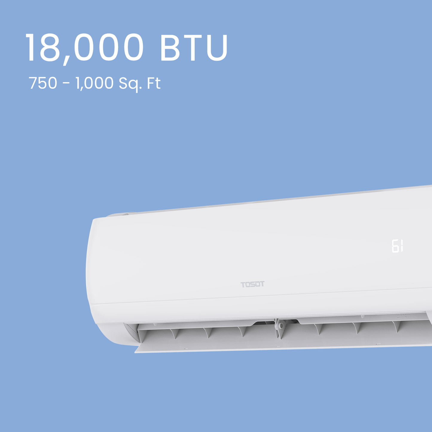 18,000 BTU Mini-Split Heat Pump Air Conditioner-230V