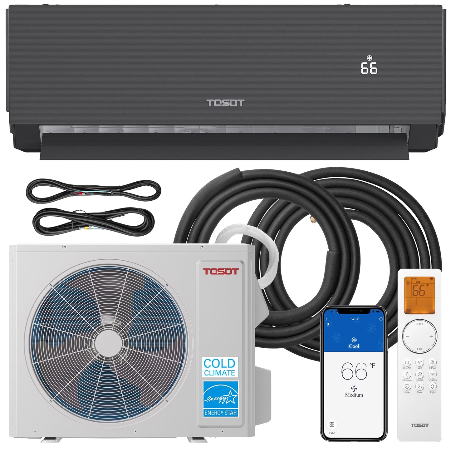 Aoraki 24.5 SEER2 18,000 BTU Heat Pump Mini Split AC w/ERV System