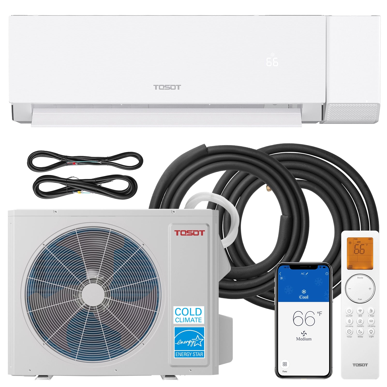 Aoraki 24.5 SEER2 18,000 BTU Heat Pump Mini Split AC w/ERV System