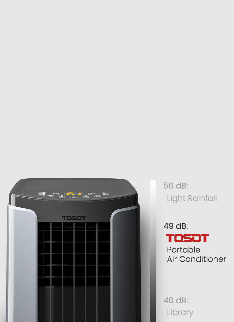 49 dB tosot portable air conditioner