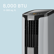 (Open Box) Shiny 8,000 BTU Portable Air Conditioner
