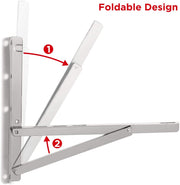 Mini Split AC Condenser Wall Mount Bracket -Max Support 350 Lbs